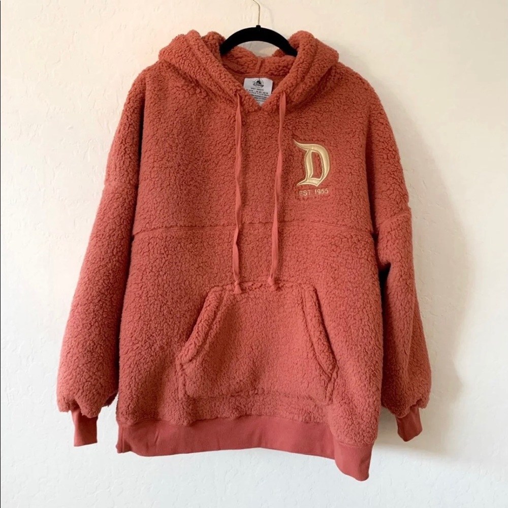 NWT Disneyland Rose Gold Sherpa Hoodie